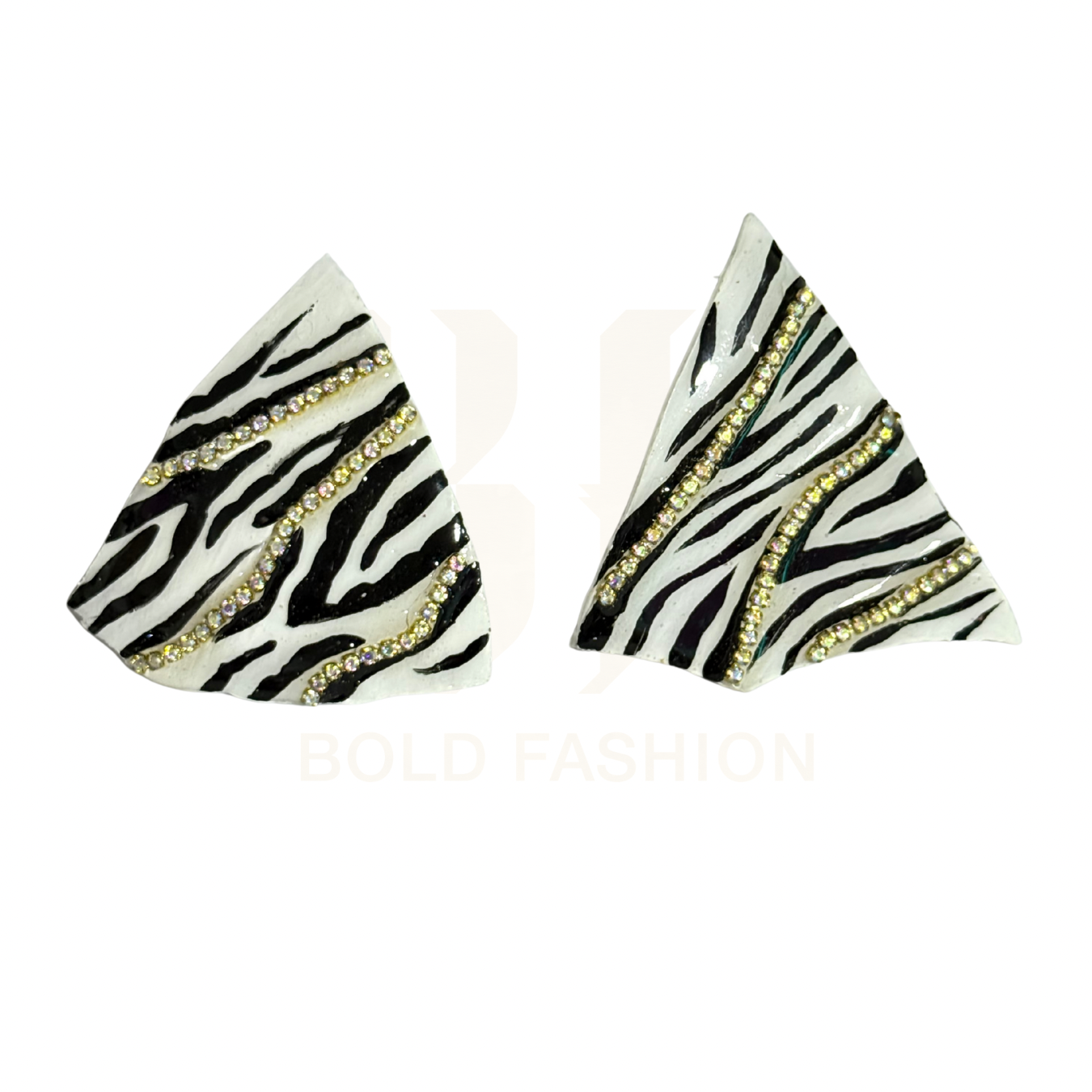 Zebra Earrings