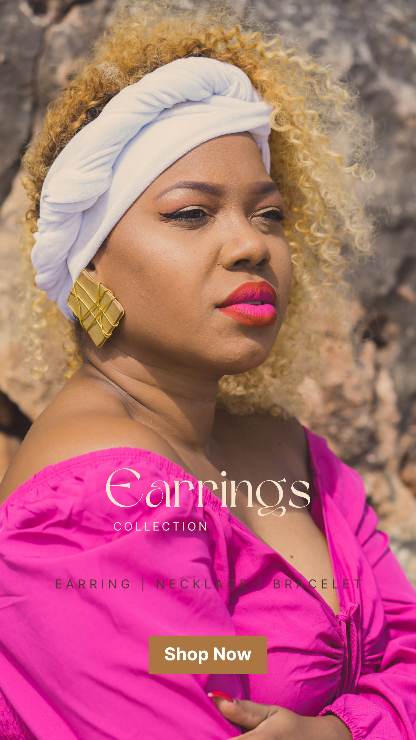 Wired Calabash Studs