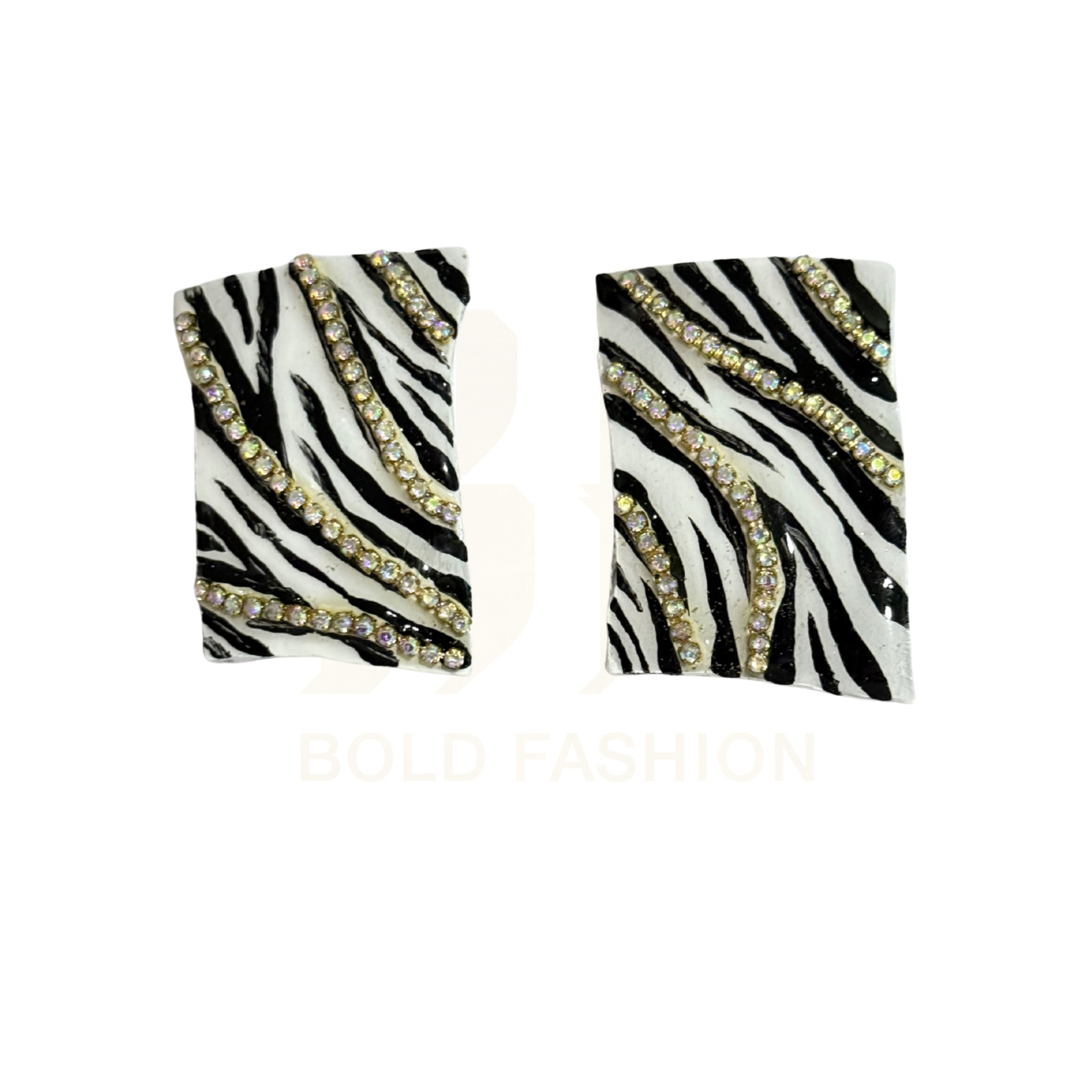 Zebra Earrings