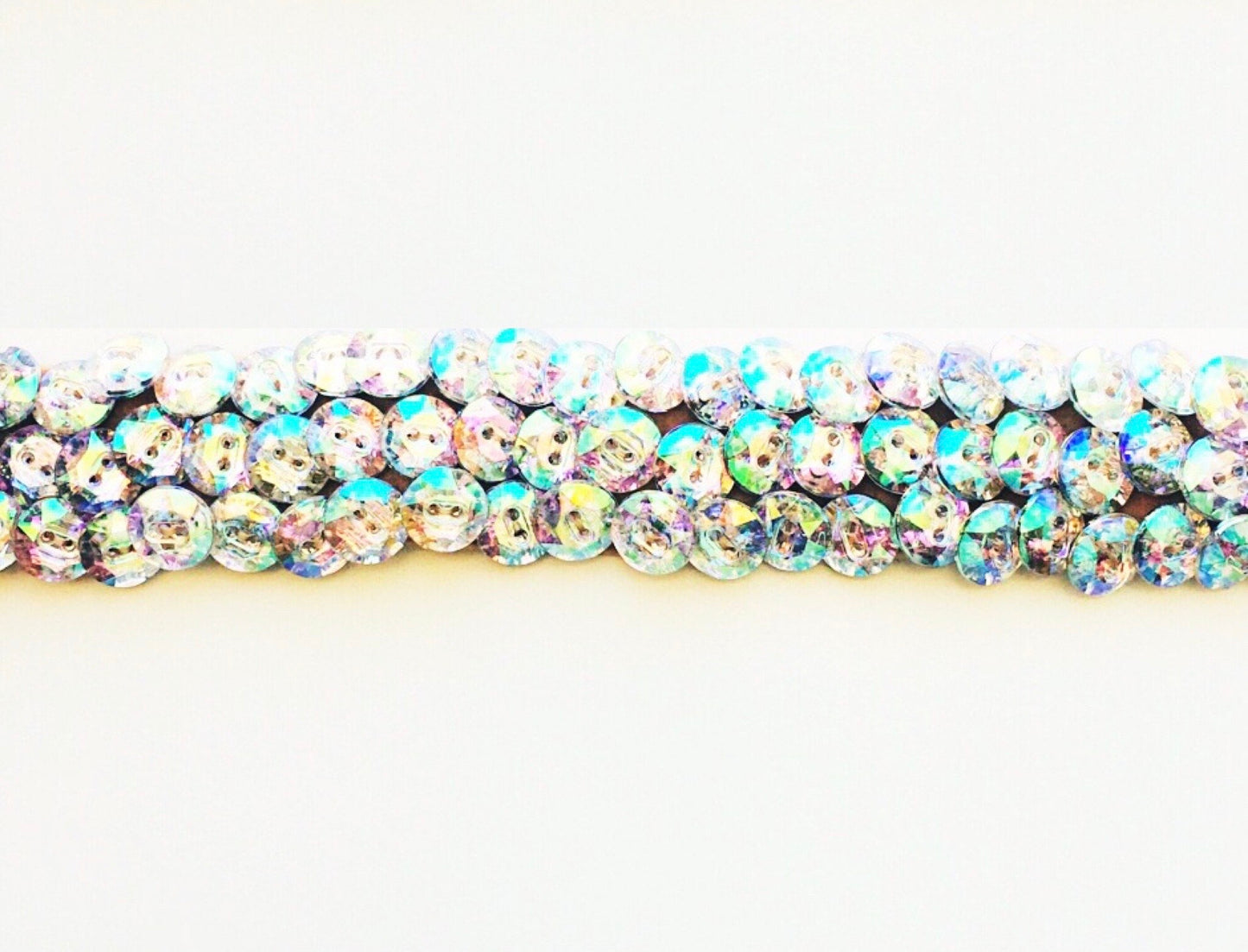 ailani transluscent rhinestone button choker