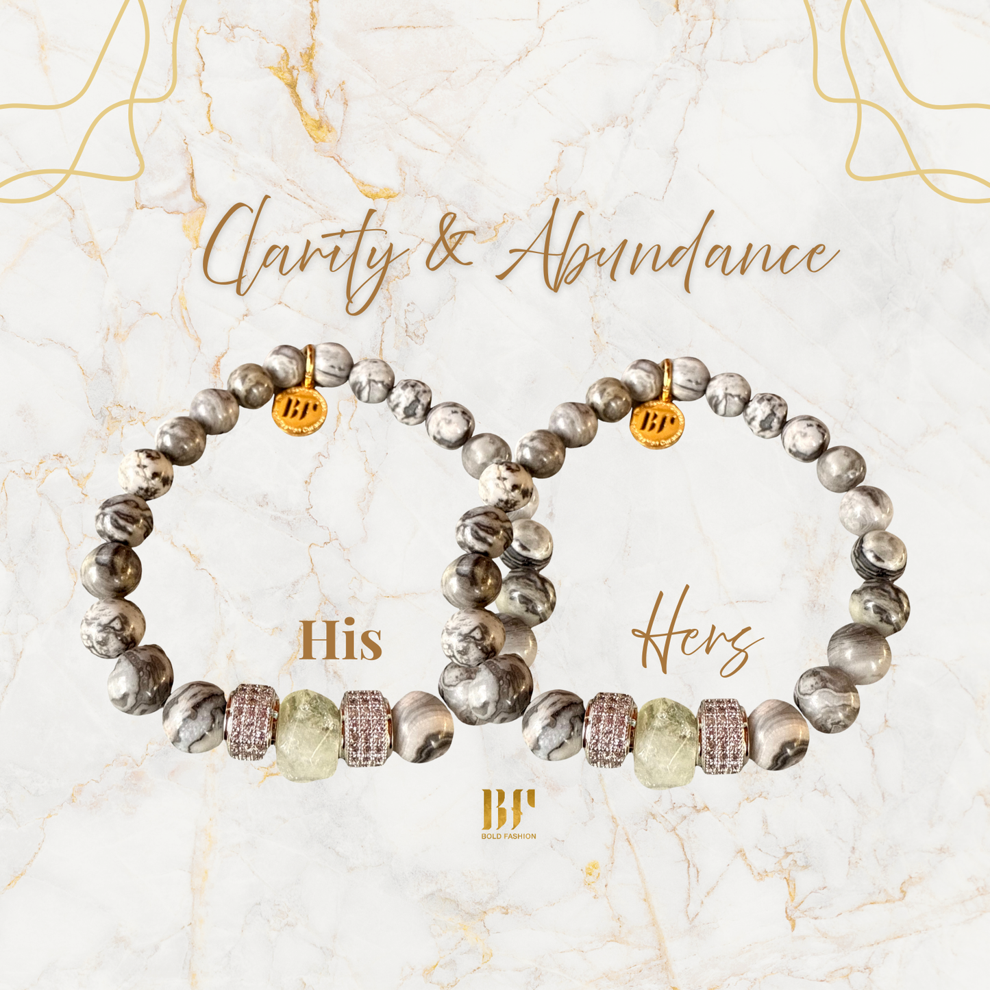Clarity & Abundance bracelets