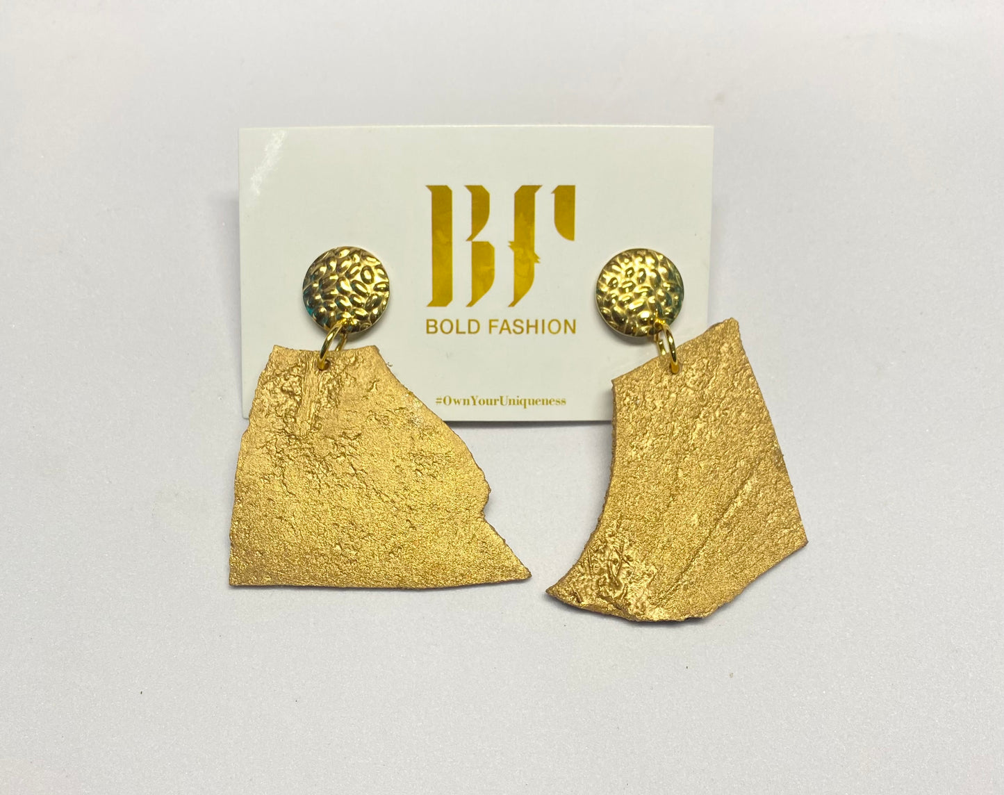 Gold Calabash Earrings