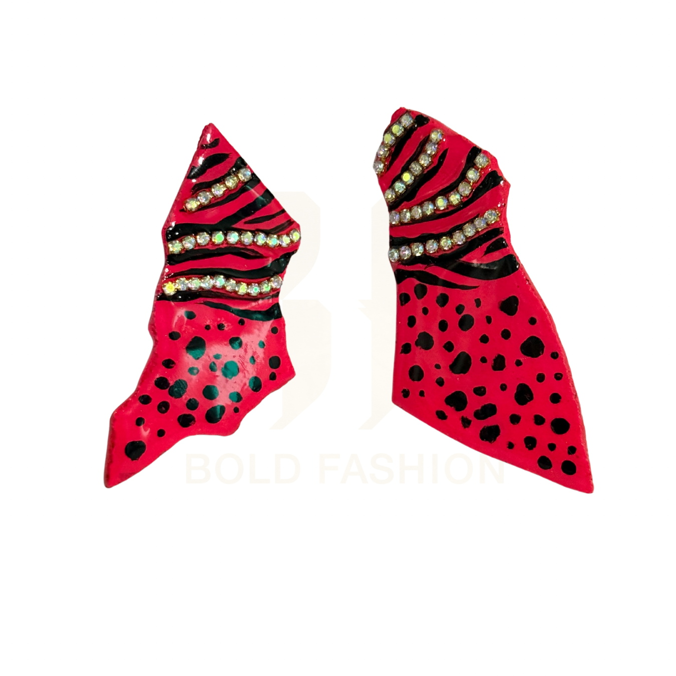 Cheetah X Zebra Earrings