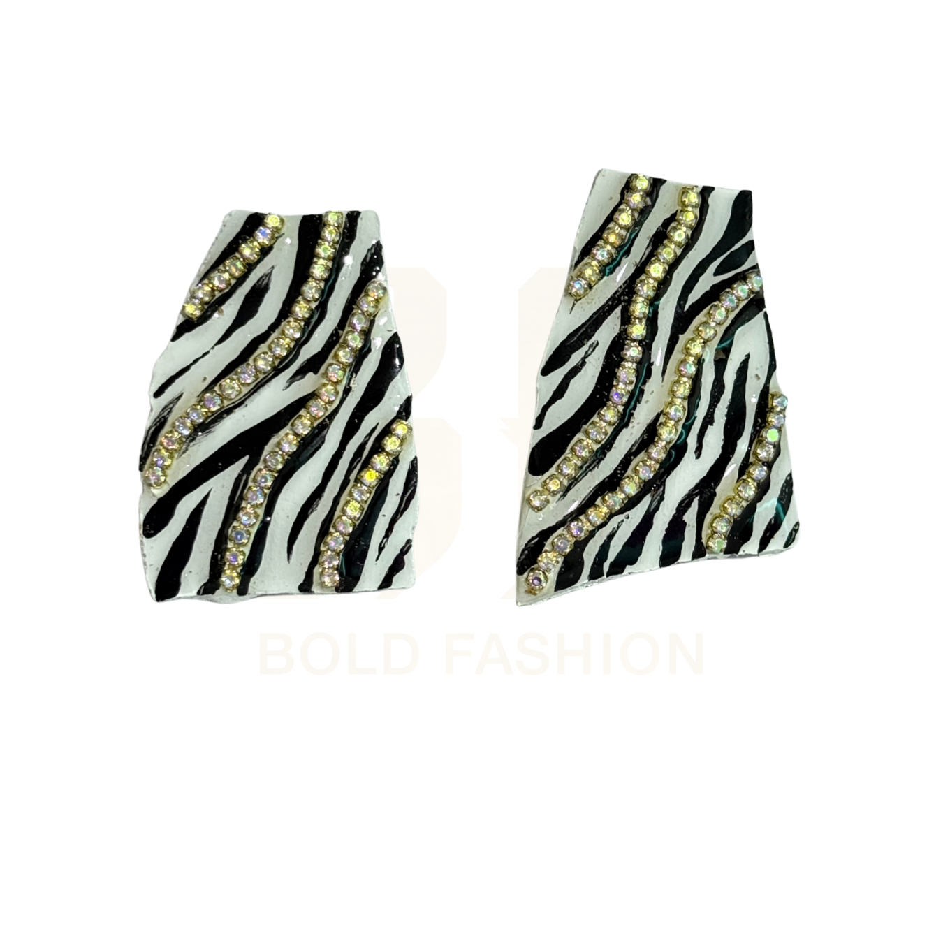 Zebra Earrings