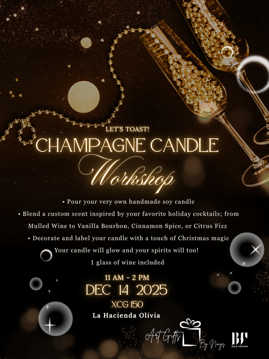 Champagne Toast Candle Workshop